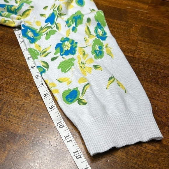 2-Elementz cardigan spring easter cardigans size xl euc long sleeve floral print - Picture 10 of 14